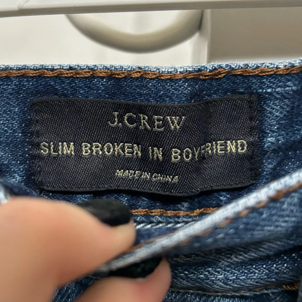 J. Crew Size 25 Slim Broken In Boyfriend Jean